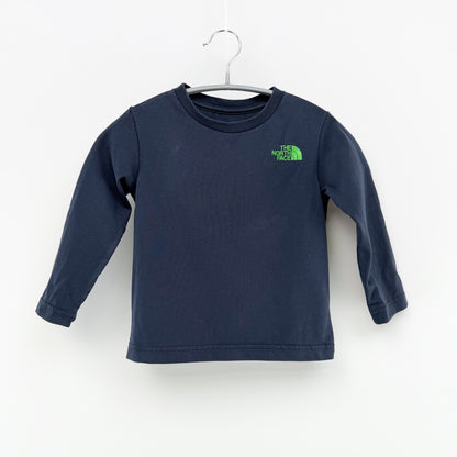 【美品】THE NORTH FACE 長袖カットソー ネイビー 100サイズ【クリーニング発送】