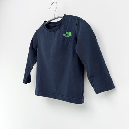 【美品】THE NORTH FACE 長袖カットソー ネイビー 100サイズ【クリーニング発送】