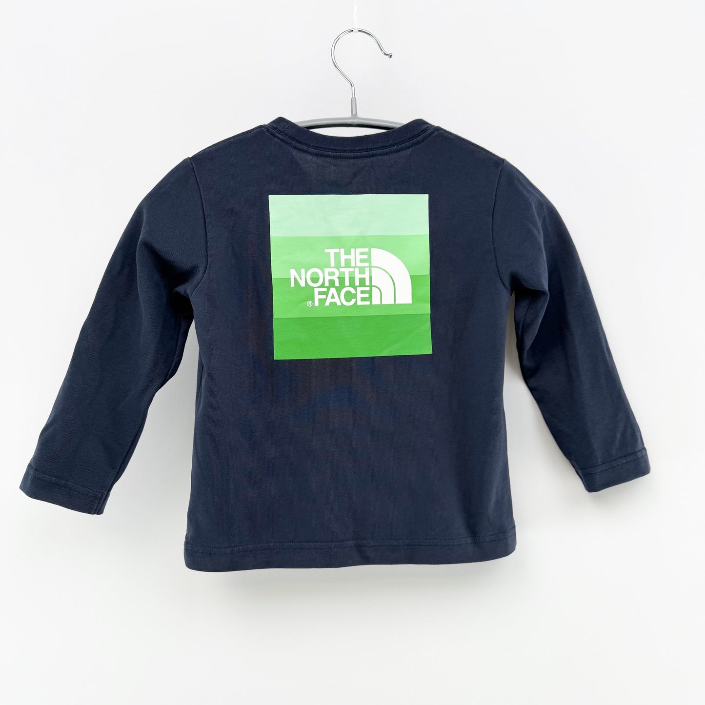 【美品】THE NORTH FACE 長袖カットソー ネイビー 100サイズ【クリーニング発送】