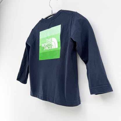 【美品】THE NORTH FACE 長袖カットソー ネイビー 100サイズ【クリーニング発送】