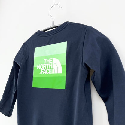 【美品】THE NORTH FACE 長袖カットソー ネイビー 100サイズ【クリーニング発送】