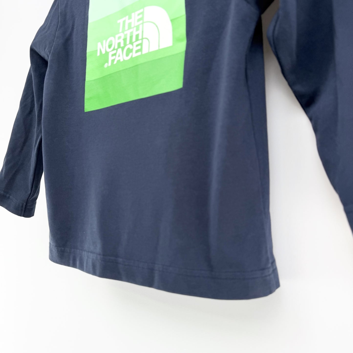 【美品】THE NORTH FACE 長袖カットソー ネイビー 100サイズ【クリーニング発送】
