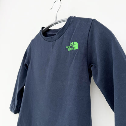 【美品】THE NORTH FACE 長袖カットソー ネイビー 100サイズ【クリーニング発送】