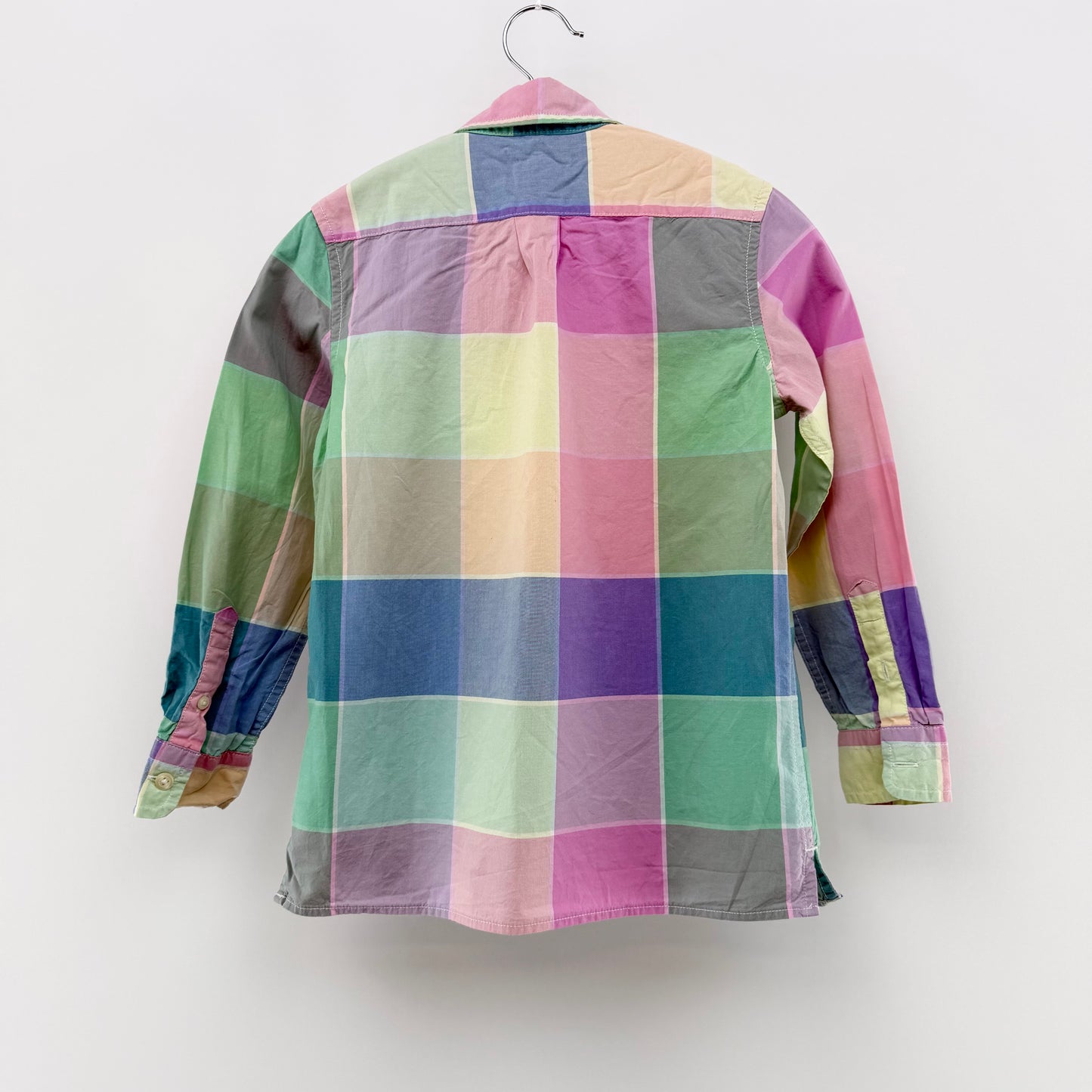 【ポニークリーニング公式】GAP KIDS 長袖シャツ チェック S（6-7）サイズ【クリーニング発送】