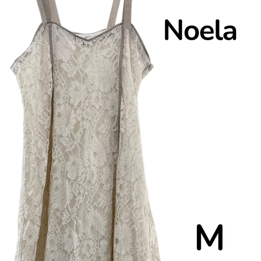 【美品】Noela キャミワンピース ベージュ Mサイズ【クリーニング発送】