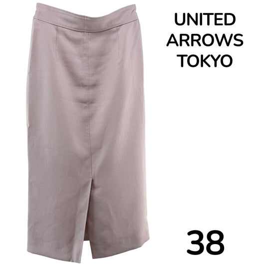 【美品】UNITED ARROWS TOKYO タイトスカート ピンク 38サイズ【クリーニング発送】