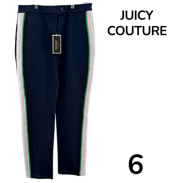 【新品タグ付】JUICY COUTURE パンツ ネイビー 6サイズ【美品】