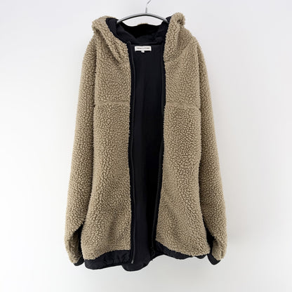 【美品】FREAK'S STORE フリースジャケット ベージュ XLサイズ【クリーニング発送】