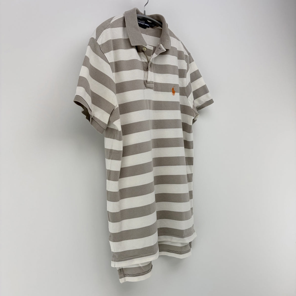 【美品】POLO RALPH LAUREN 半袖ポロシャツ ボーダー Mサイズ【クリーニング発送】