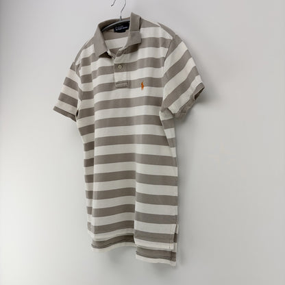 【美品】POLO RALPH LAUREN 半袖ポロシャツ ボーダー Mサイズ【クリーニング発送】