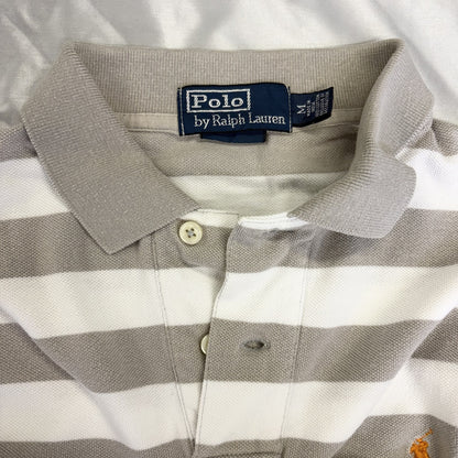 【美品】POLO RALPH LAUREN 半袖ポロシャツ ボーダー Mサイズ【クリーニング発送】
