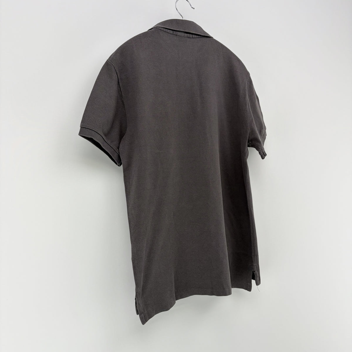 【美品】POLO RALPH LAUREN 半袖ポロシャツ ブラウン 茶【クリーニング発送】