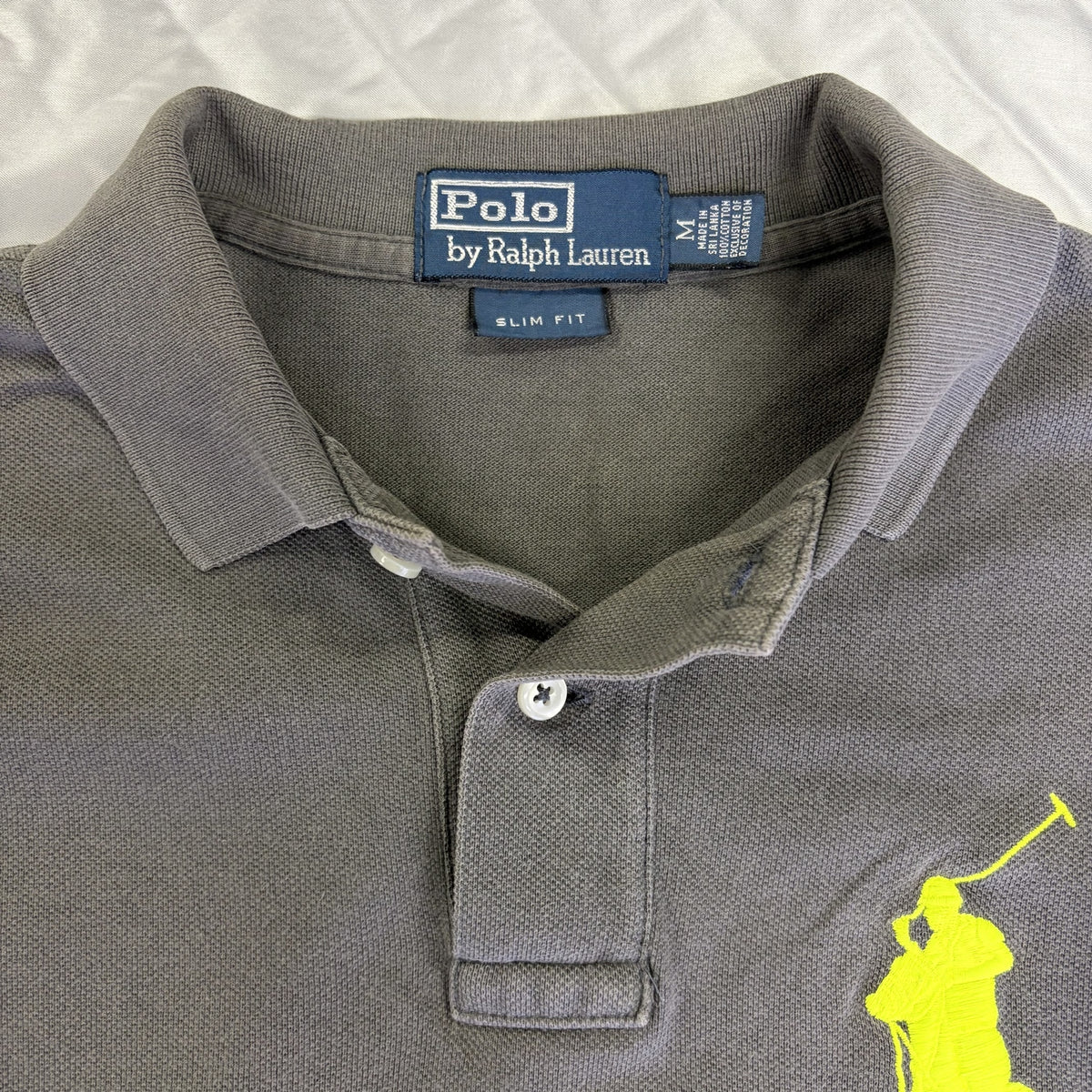 【美品】POLO RALPH LAUREN 半袖ポロシャツ ブラウン 茶【クリーニング発送】