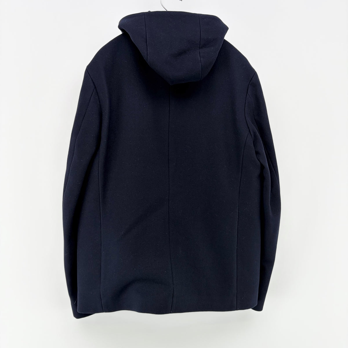 【美品】COS カシミヤ混ウールコート ネイビー 紺 46サイズ【クリーニング発送】