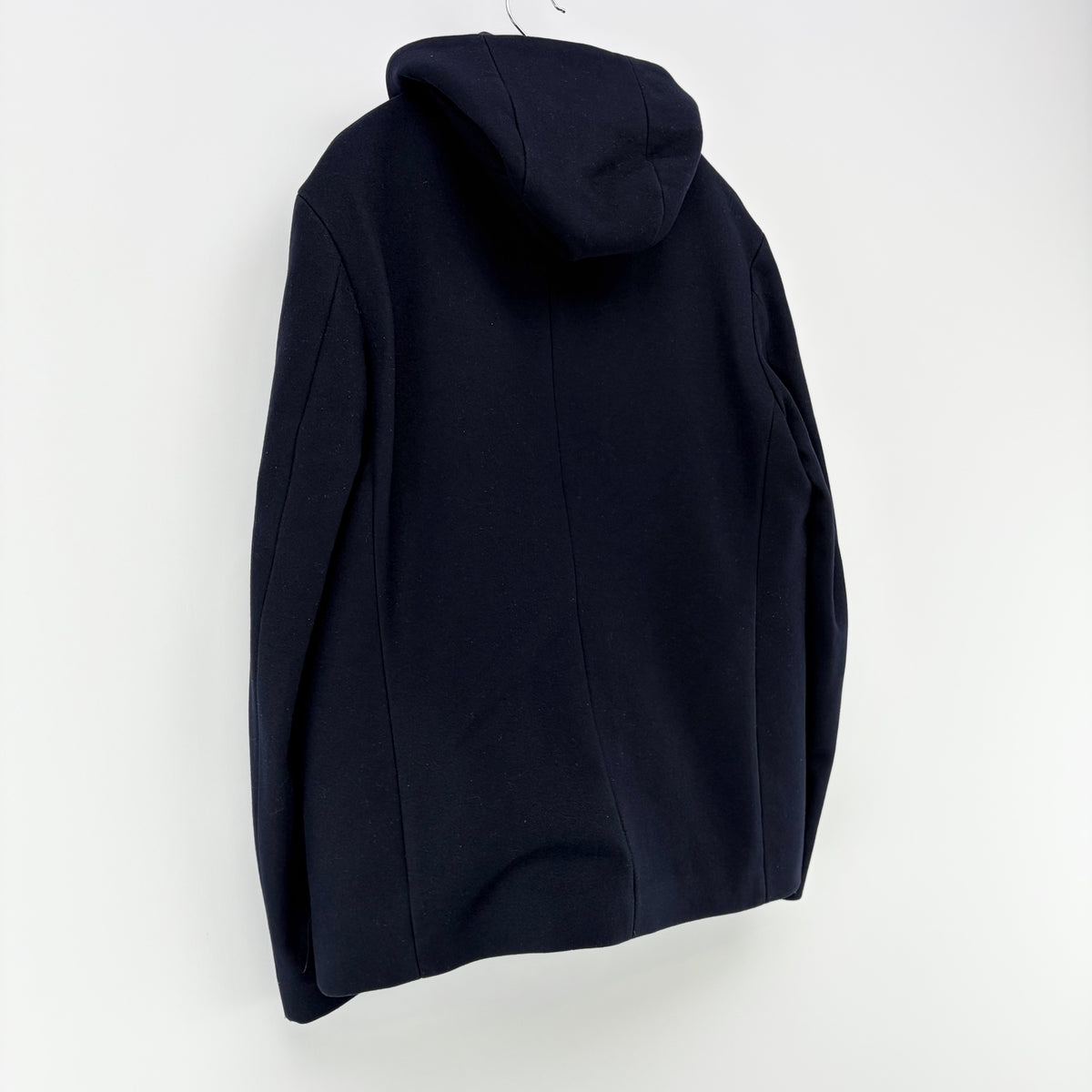 【美品】COS カシミヤ混ウールコート ネイビー 紺 46サイズ【クリーニング発送】