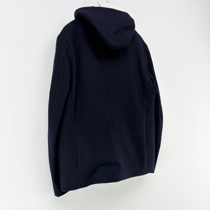 【美品】COS カシミヤ混ウールコート ネイビー 紺 46サイズ【クリーニング発送】