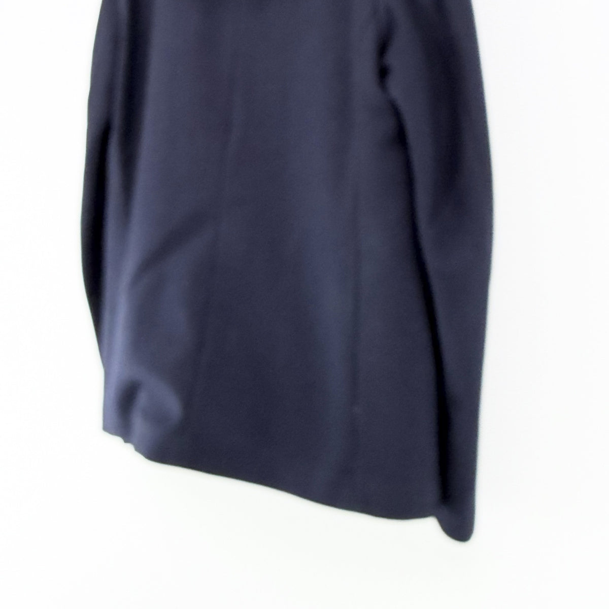 【美品】COS カシミヤ混ウールコート ネイビー 紺 46サイズ【クリーニング発送】