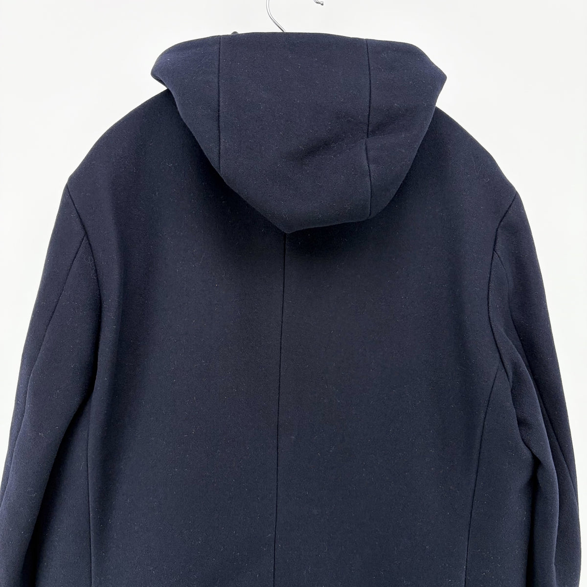 【美品】COS カシミヤ混ウールコート ネイビー 紺 46サイズ【クリーニング発送】