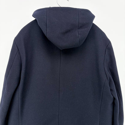 【美品】COS カシミヤ混ウールコート ネイビー 紺 46サイズ【クリーニング発送】